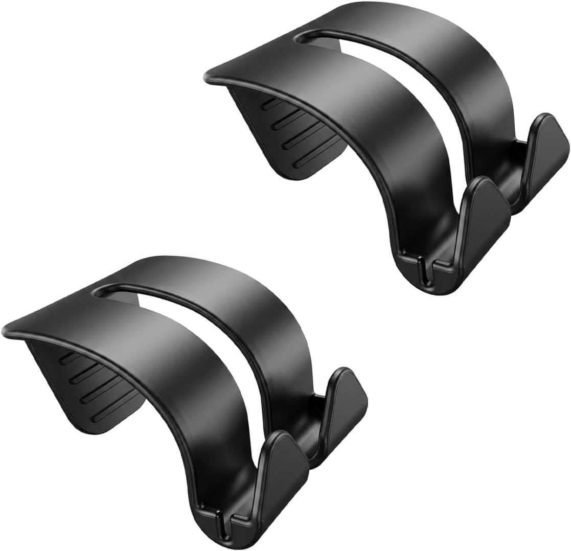 2PCS Car Door Window Hooks, Double Hook Car Seat Storage Hangers