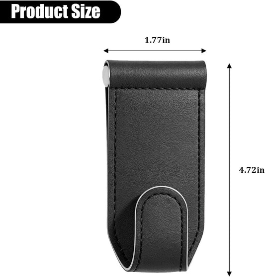 2PCS Car Co-Pilot Glovebox Hooks, Anti-Scratch Vehicle Passenger Seat Hanger Organizer, Automotive Glove Box Hanging Storage Accessories, Universal for SUV RV Truck (Black)