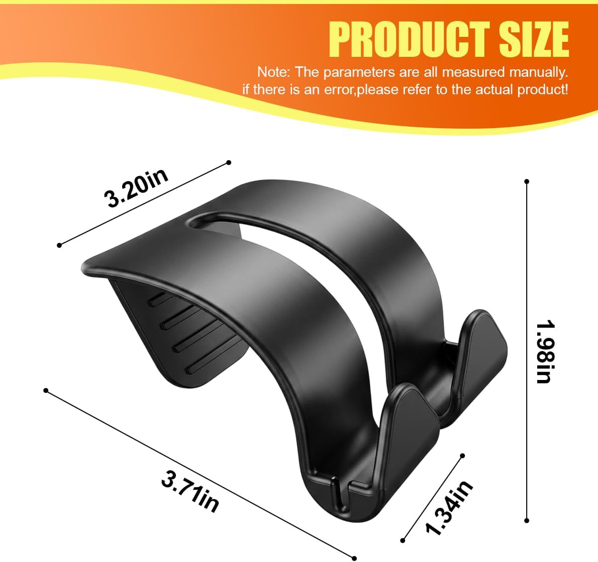 2PCS Car Door Window Hooks, Double Hook Car Seat Storage Hangers