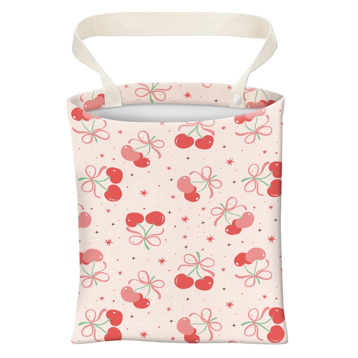 Car Trash Can, Cute Car Trash Bag, Hanging Car Organizer and Storage Bag, Trash Bin for Car Accessories, Vehicle, Travelling, Camping Blue Patchwork Flower