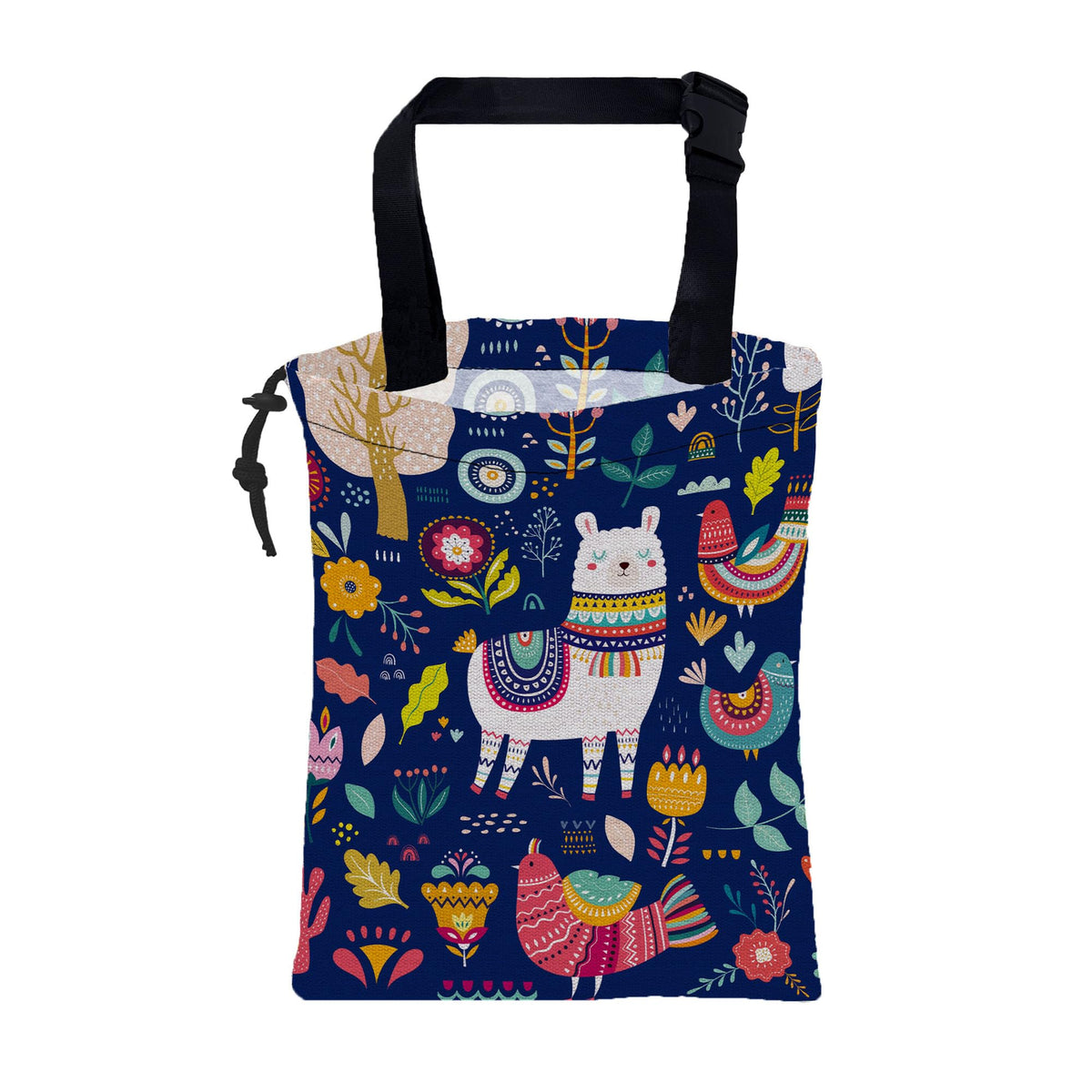 Car Garbage Bag Cute Grey Cats Drawstring Car Trash Bag Hanging for Back Seat with Adjustable Buckle Canvas Vehicle Trash Can Easy-to-Install
