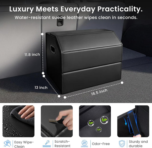 Foldable Car Trunk Organizer for Tesla 3/Y/S/X, SUVs, Sedans & Cars