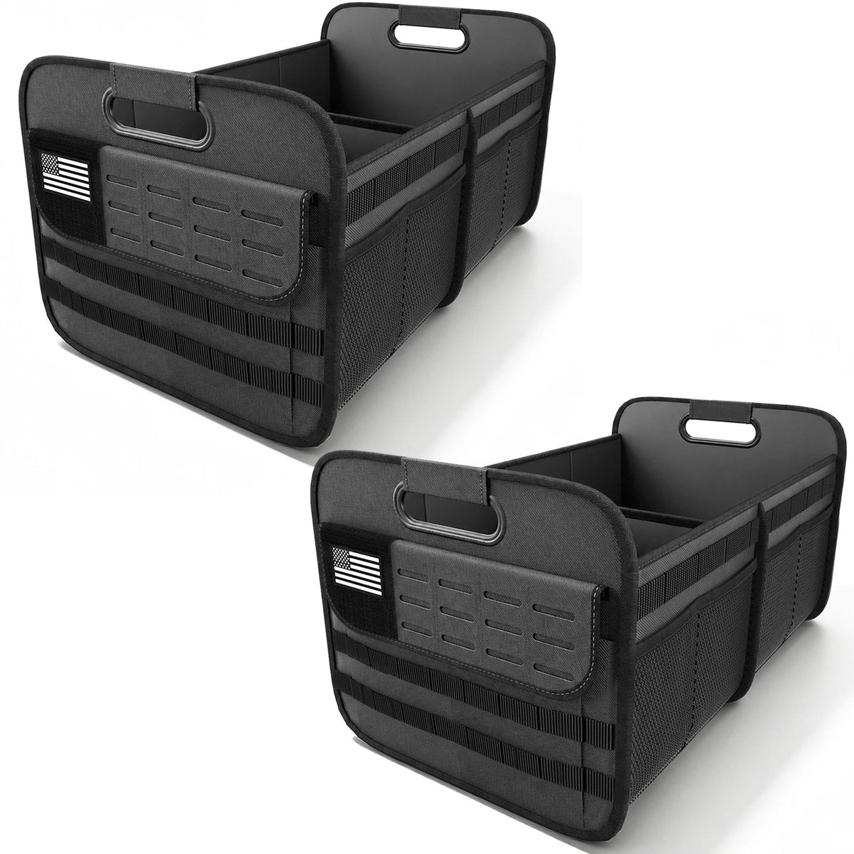 Sposuit Trunk Organizer for Car - 70L Collapsible Sturdy Car Storage, Black