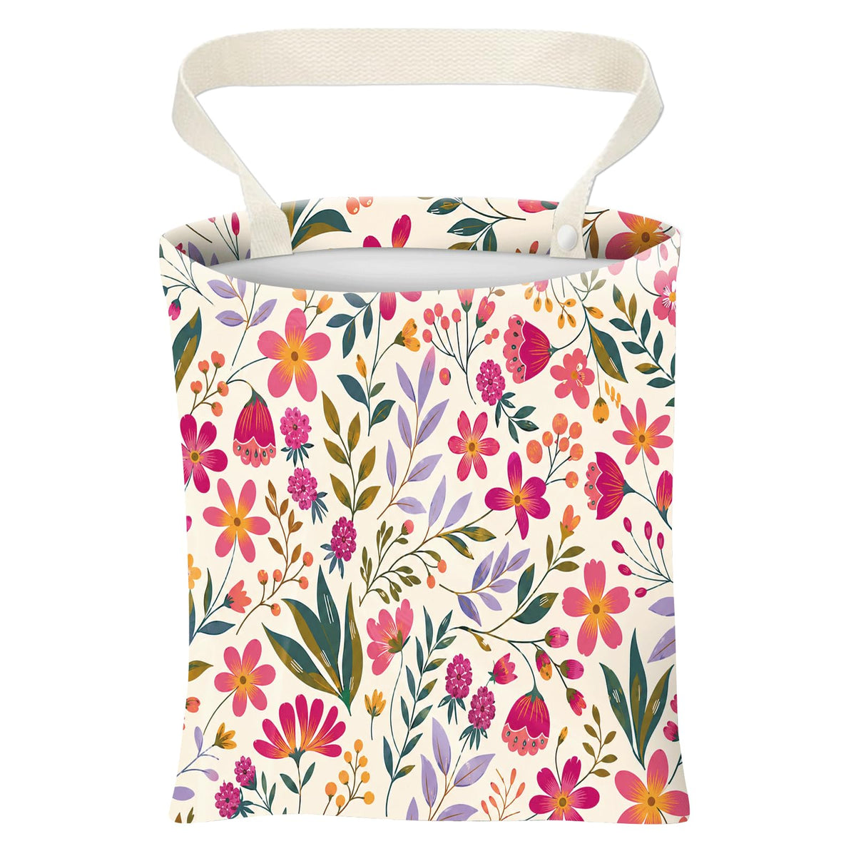Car Trash Can, Cute Car Trash Bag, Hanging Car Organizer and Storage Bag, Trash Bin for Car Accessories, Vehicle, Travelling, Camping Pink Stripe Print