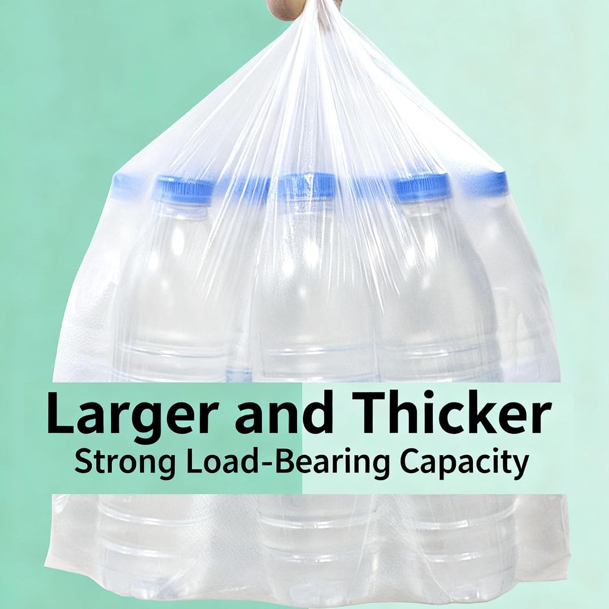 Disposable Car Trash Can Bags, Liner Refills (1-Pack, 100 Bags Total) - for HOTOR Car Garbage Can(Trash Can Not Included) White