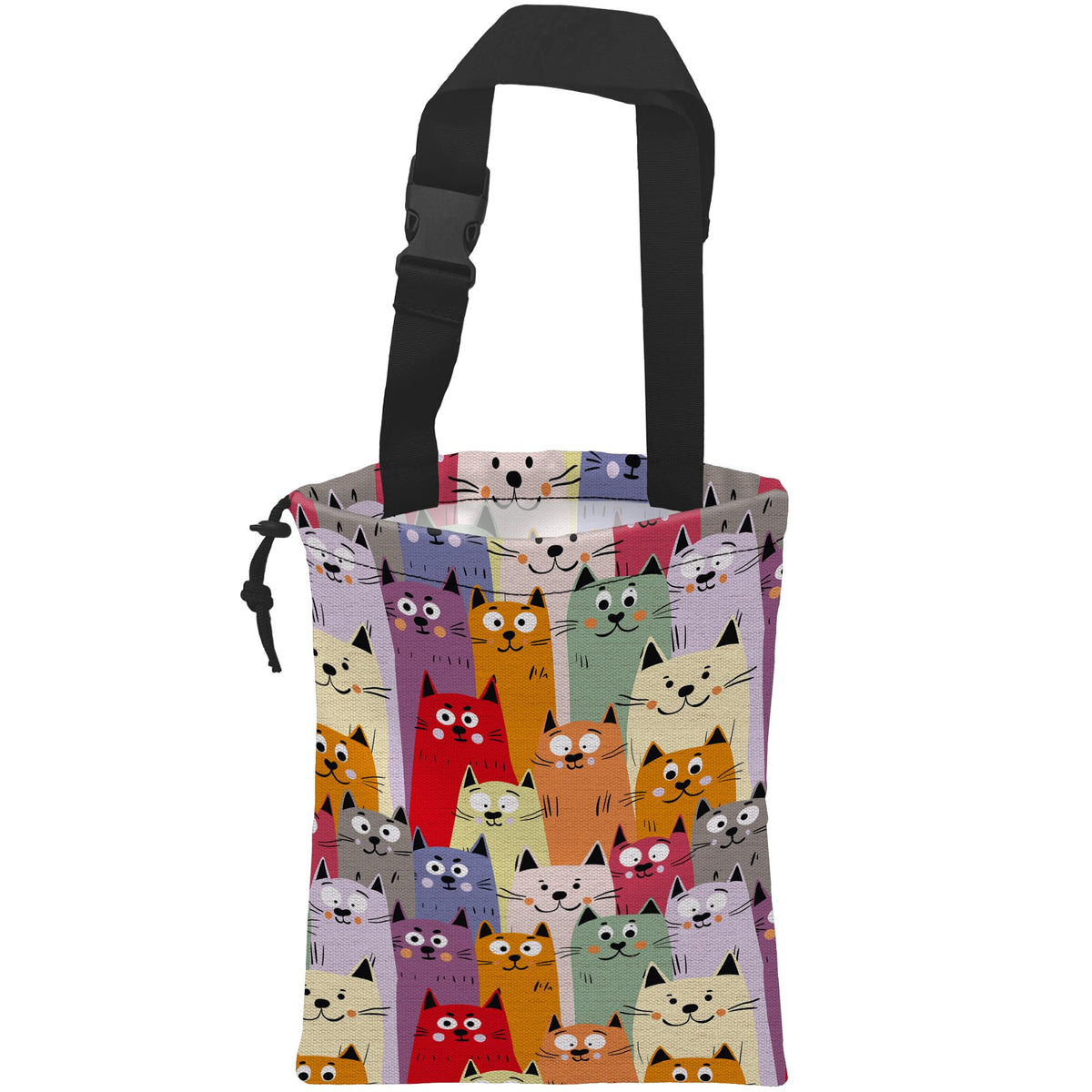 Car Trash Bag Hanging Creative Floral Rainbows Car Trash Can Waterproof Garbage Bag Hanging for Car Back Seat