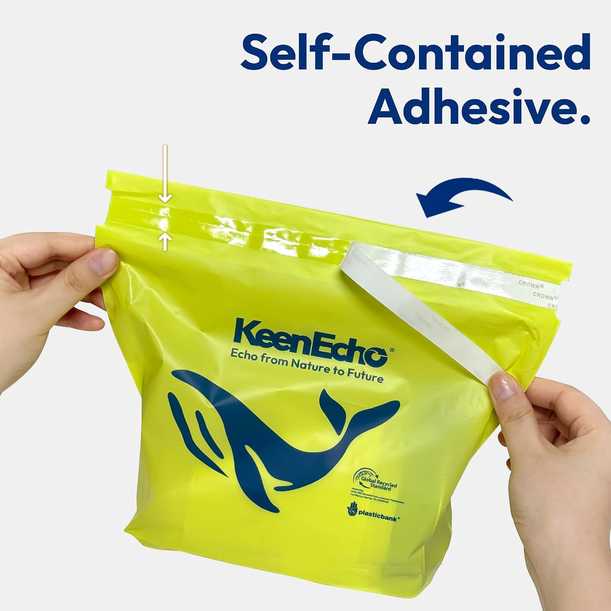 Disposable Car Garbage Bin Bags, 60 pcs, Yellow, Vomit Trash Bags Made with Recycled Ocean Fishing Nets for Boat, Plane, Travel, Camping, Bedroom, Study Room, Office and Car