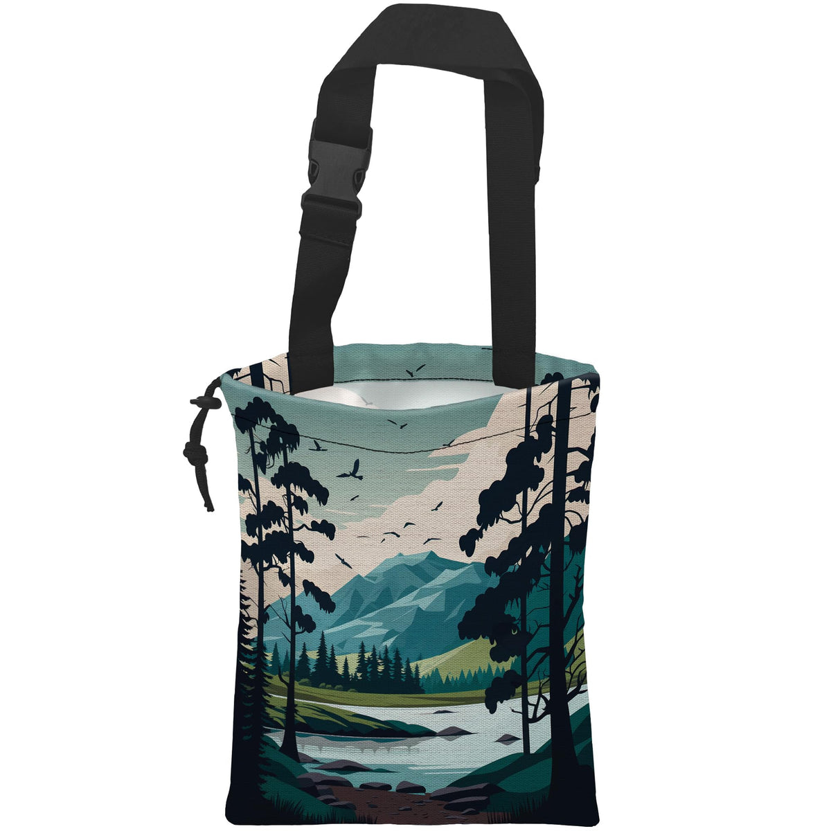 Car Garbage Bag Hanging Car Trash Can for Back Seat with Drawstring