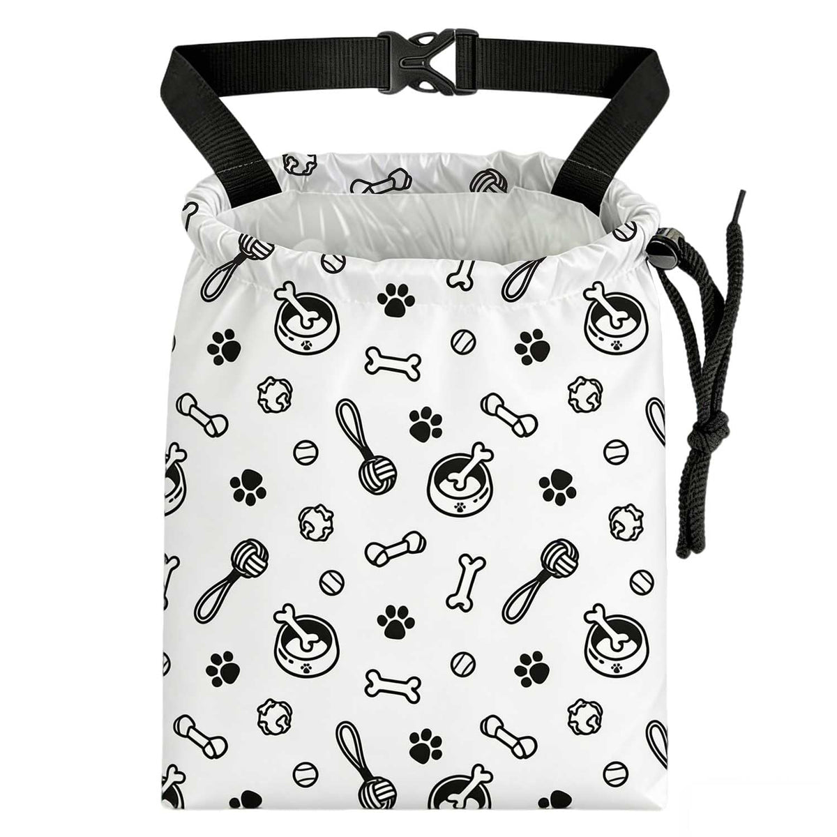 Three Black Cats Car Trash Bag - Waterproof Car Trash Bag Hanging Leakproof Car Garbage Bag - Washable Reusable Trash Bag For Car Interior Hanging Organizer Storage Vehicle Travelling Camping