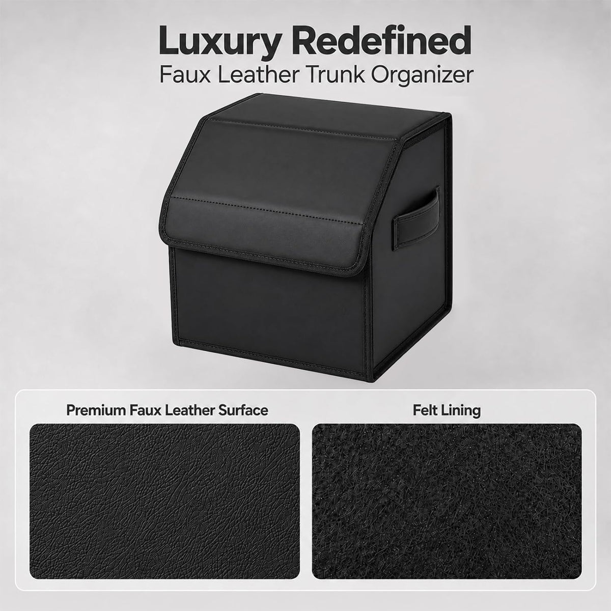 Trunk Organizer - Foldable Car Organizer for SUVs & Sedans Storage