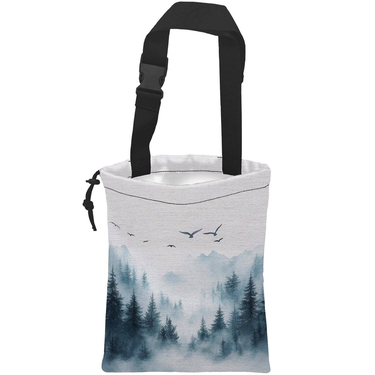 Car Trash Bag Cute Cat Car Garbage Bag Hanging Car Trash Can for Back Seat with Drawstring