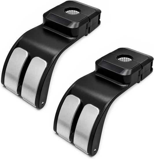 Car Headrest Hook, Auto Seat Storage Hook, Black