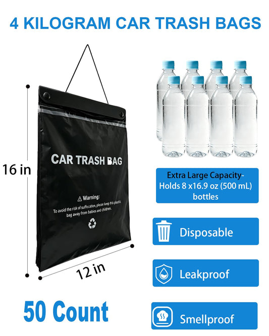 Car Trash Bag Hanging, Trash Bag for Car Disposable,