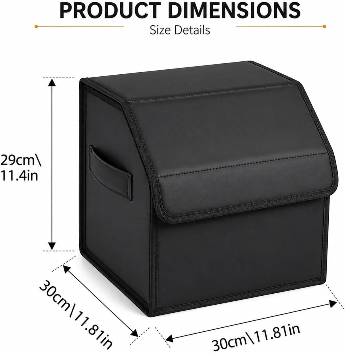 Trunk Organizer - Foldable Car Organizer for SUVs & Sedans Storage