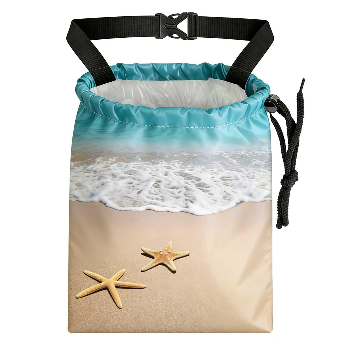 Abstract Starry Sky Sea Car Trash Bag - Waterproof Car Trash Bag Hanging Leakproof Car Garbage Bag - Washable Reusable Trash Bag For Car Interior Hanging Organizer Storage Vehicle Travelling Camping