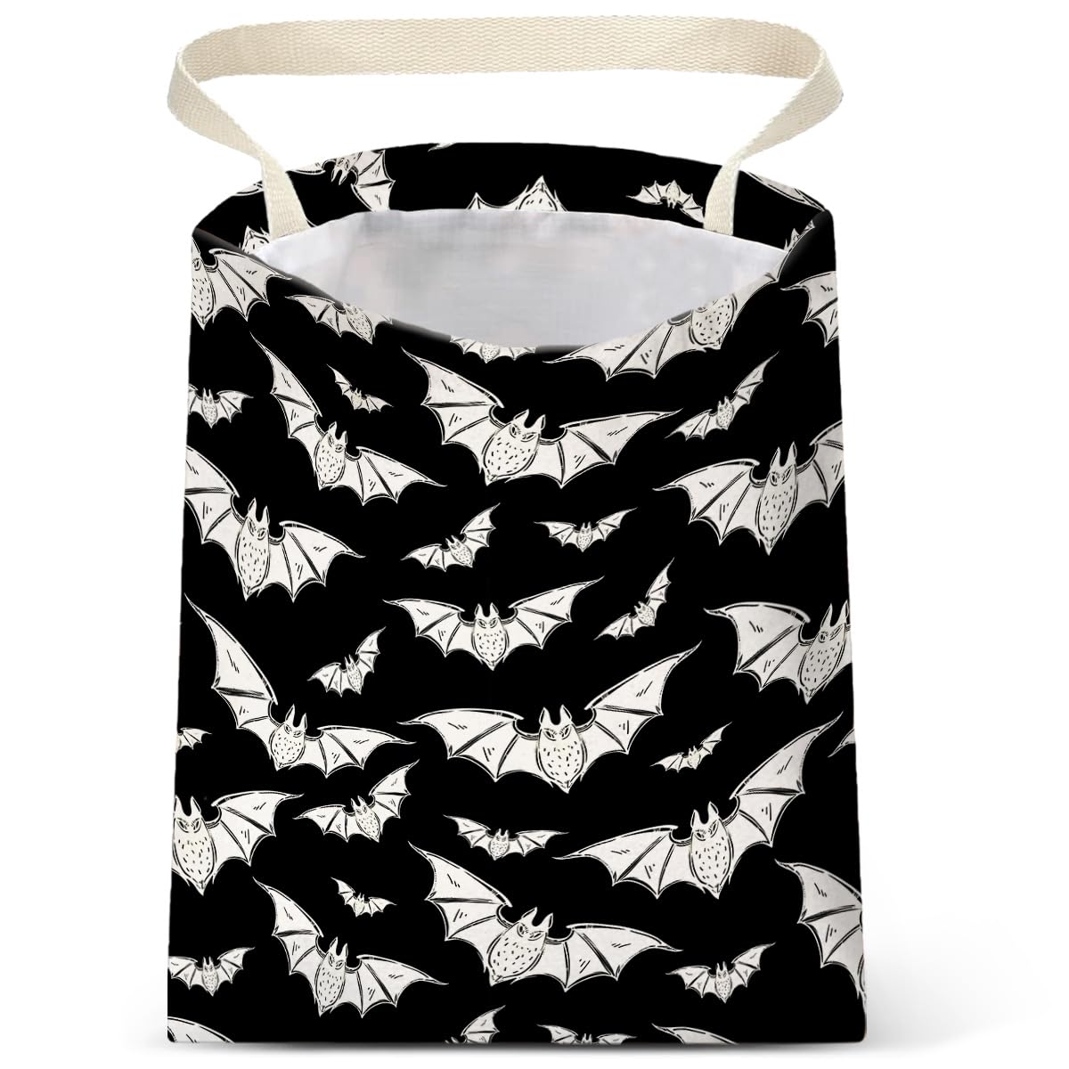 Car Trash Bag Hanging No Snap Small Garbage Bag for Car Back Seat Cute Printed One-handed Strap Trash Bags Car Accessories-Hippie Flower Car Trash Bags
