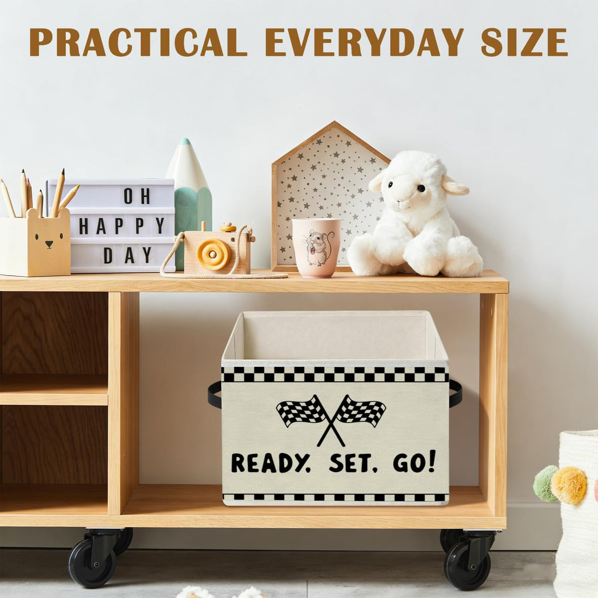 Race Car Room Decor,Racing Storage Bins Box