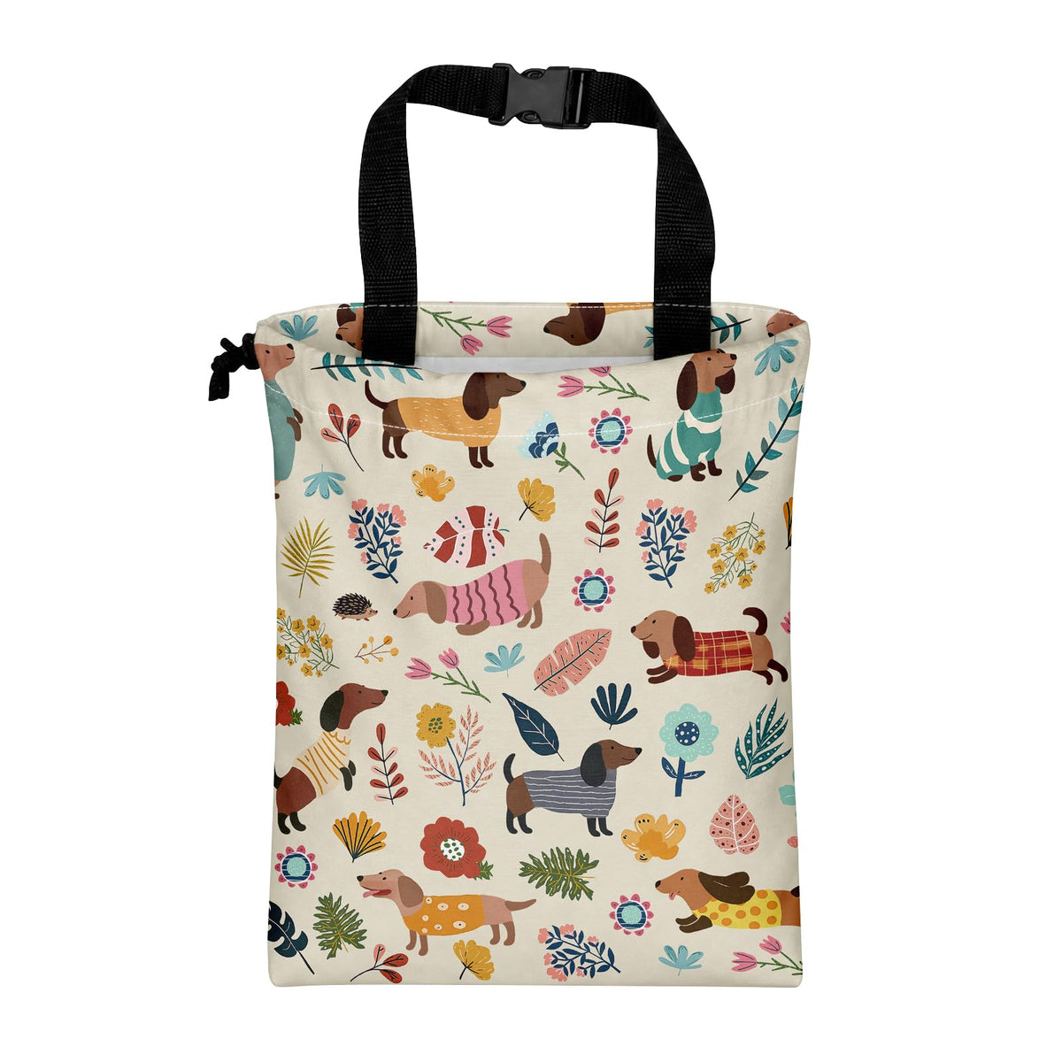 Car Trash Can, Cute Capybara Car Trash Bin, Gift for Capybara Lover, Hanging Back of Seat with Adjustable Snap Buckle Garbage Bag for Car
