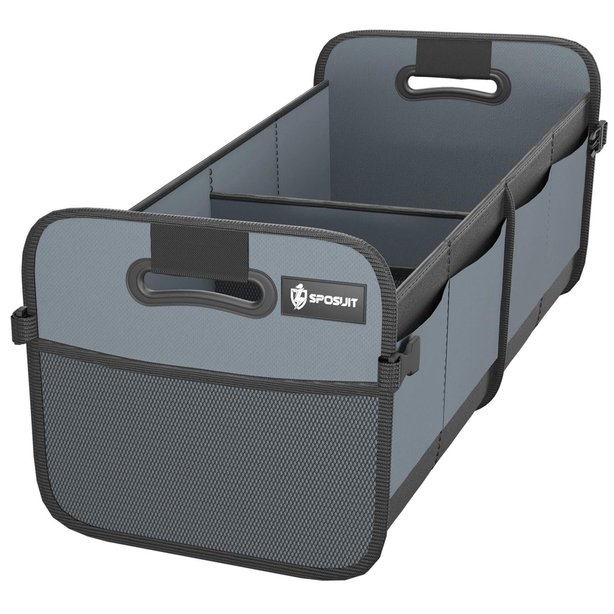 Sposuit Trunk Organizer for Car - 70L Collapsible Sturdy Car Storage, Black