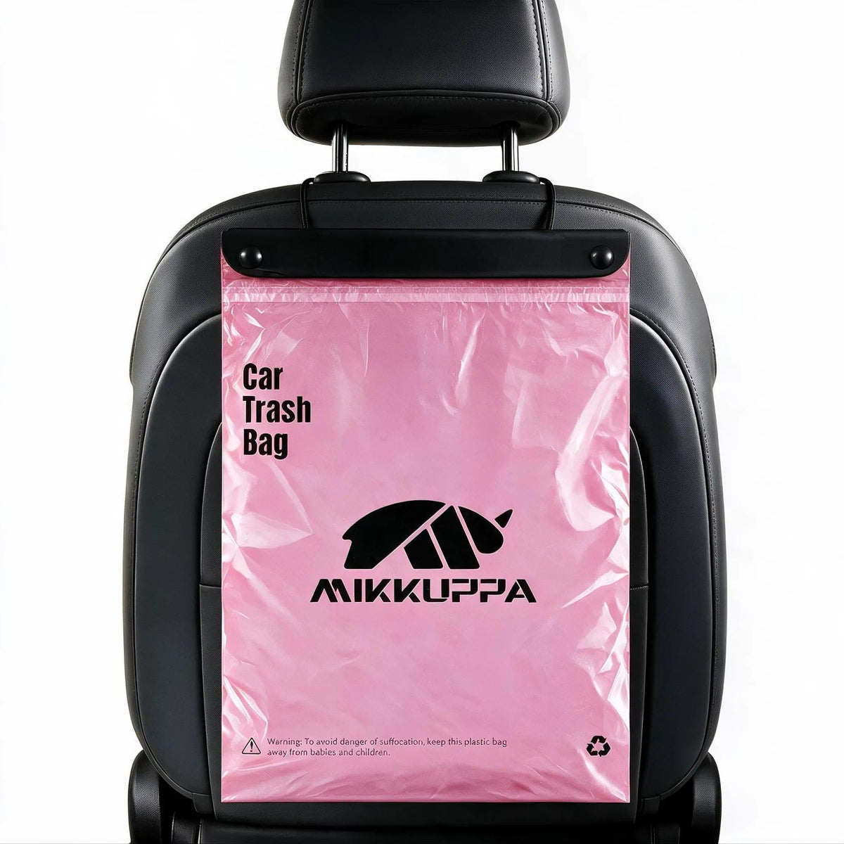 MIKKUPPA Pink Disposable Car Trash Bags 50 Count