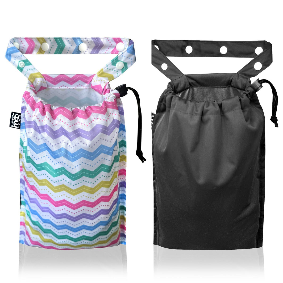 2 Pack Leakproof Car Trash Bags Detachable Waterproof Garbage Bags with Drawstring Hanging Organizer for Back Seat & Travel Cute Cats Design