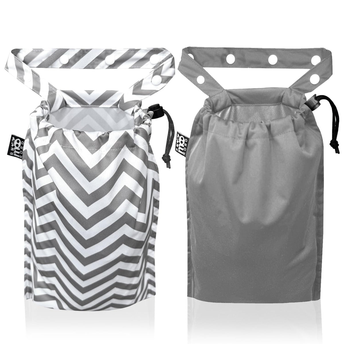 2 Pack Leakproof Car Trash Bags Detachable Waterproof Garbage Bags with Drawstring Hanging Organizer for Back Seat & Travel Cute Cats Design