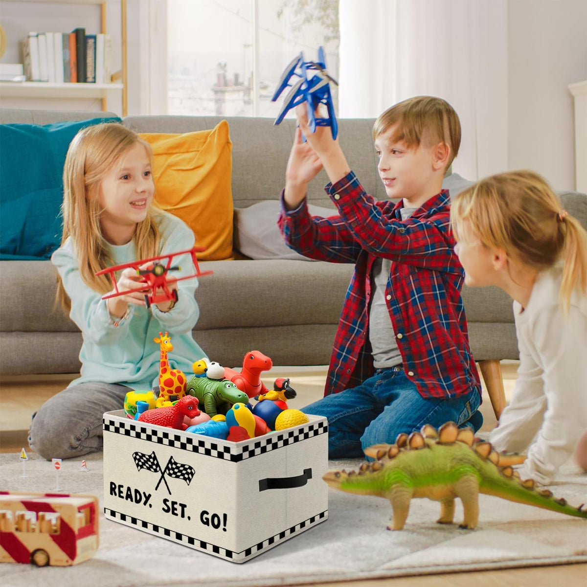 Race Car Room Decor,Racing Storage Bins Box