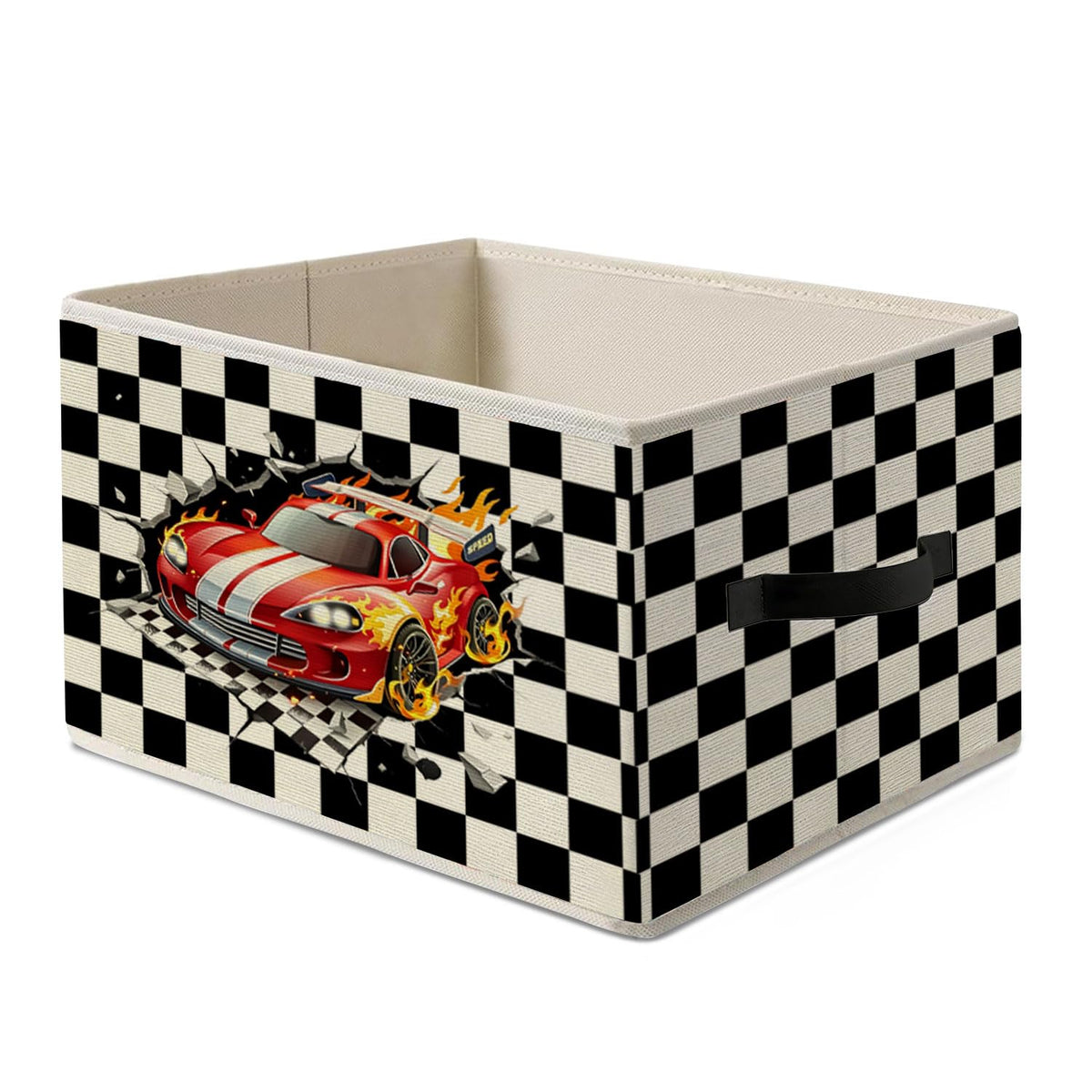 Race Car Room Decor,Racing Storage Bins Box