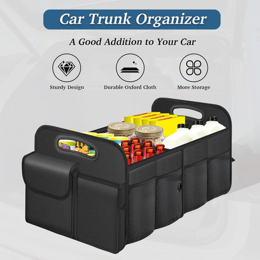 Trunk Organizer, Collapsible Waterproof car Trunk Organizer for SUV