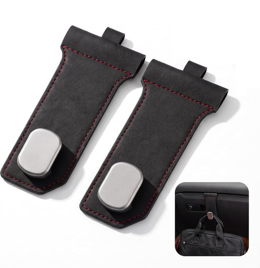 Car Co-Pilot Glove Box Hook, Single Hook Anti-Scratch Car Interior Storage Hanger, Passenger Seat Purse Handbag Organizer Hook, Universal for Most Cars SUVs Trucks (Black#1)